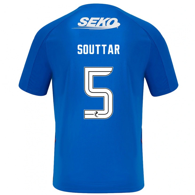 Danxen Męski John Souttar #5 Ciemnoniebieski Domowa Koszulka 2024/25 Koszulki Klubowe