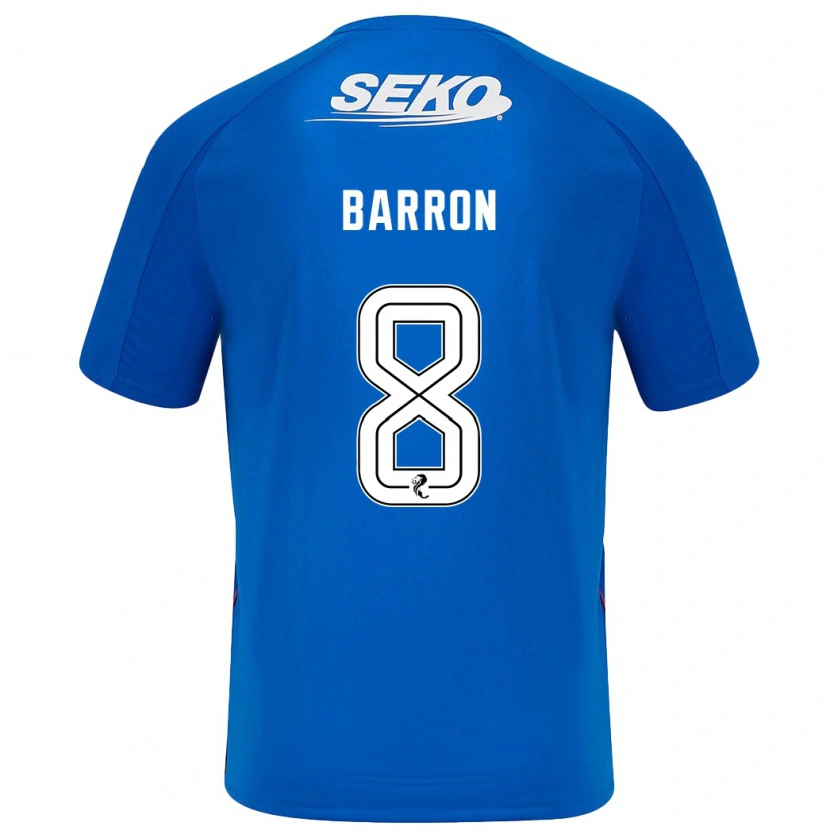 Danxen Męski Connor Barron #8 Ciemnoniebieski Domowa Koszulka 2024/25 Koszulki Klubowe