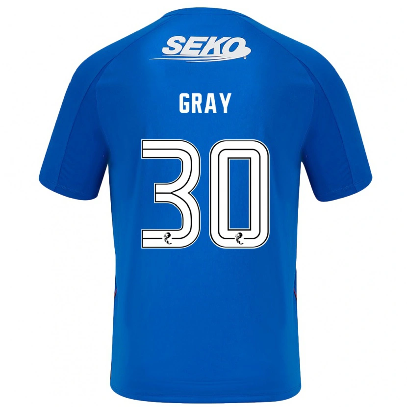 Danxen Męski Georgia Gray #30 Ciemnoniebieski Domowa Koszulka 2024/25 Koszulki Klubowe