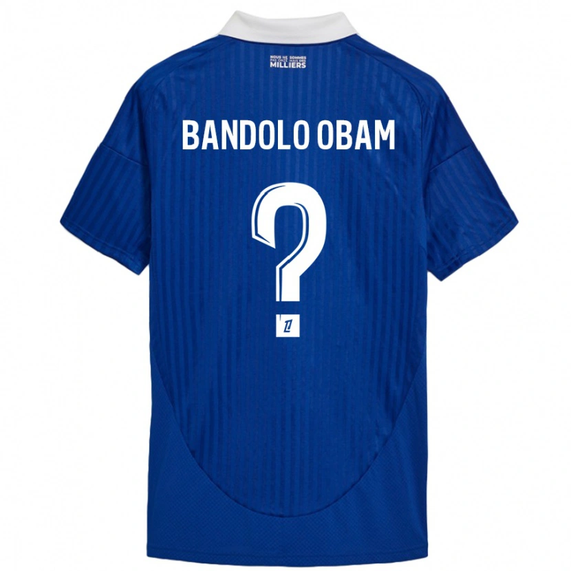 Danxen Męski Randy Bandolo Obam #0 Niebieski Biały Domowa Koszulka 2024/25 Koszulki Klubowe