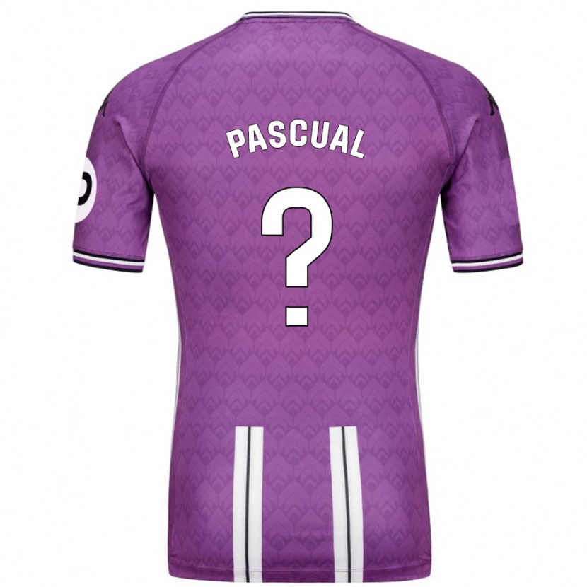 Danxen Męski Adrián Pascual #0 Fioletowy Biały Domowa Koszulka 2024/25 Koszulki Klubowe