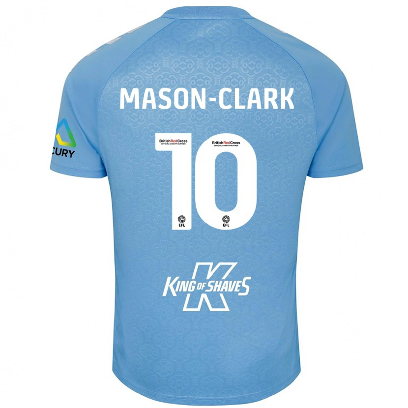 Danxen Męski Ephron Mason-Clark #10 Niebieski Biały Domowa Koszulka 2024/25 Koszulki Klubowe