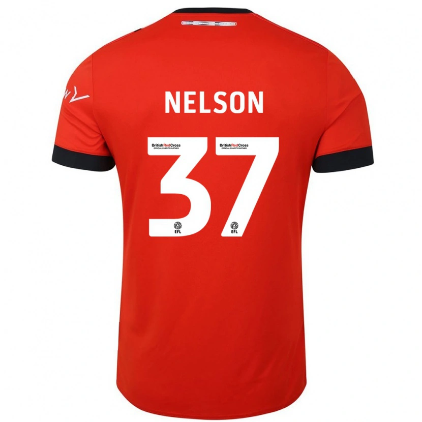 Danxen Męski Zack Nelson #37 Pomarańczowy Czarny Domowa Koszulka 2024/25 Koszulki Klubowe