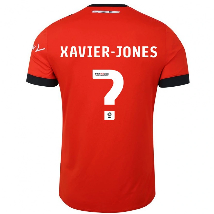 Danxen Męski Tate Xavier-Jones #0 Pomarańczowy Czarny Domowa Koszulka 2024/25 Koszulki Klubowe
