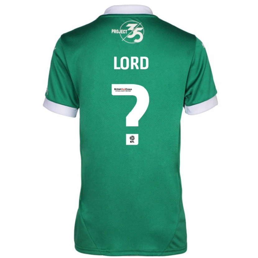Danxen Męski Sam Lord #0 Zielony Biały Domowa Koszulka 2024/25 Koszulki Klubowe