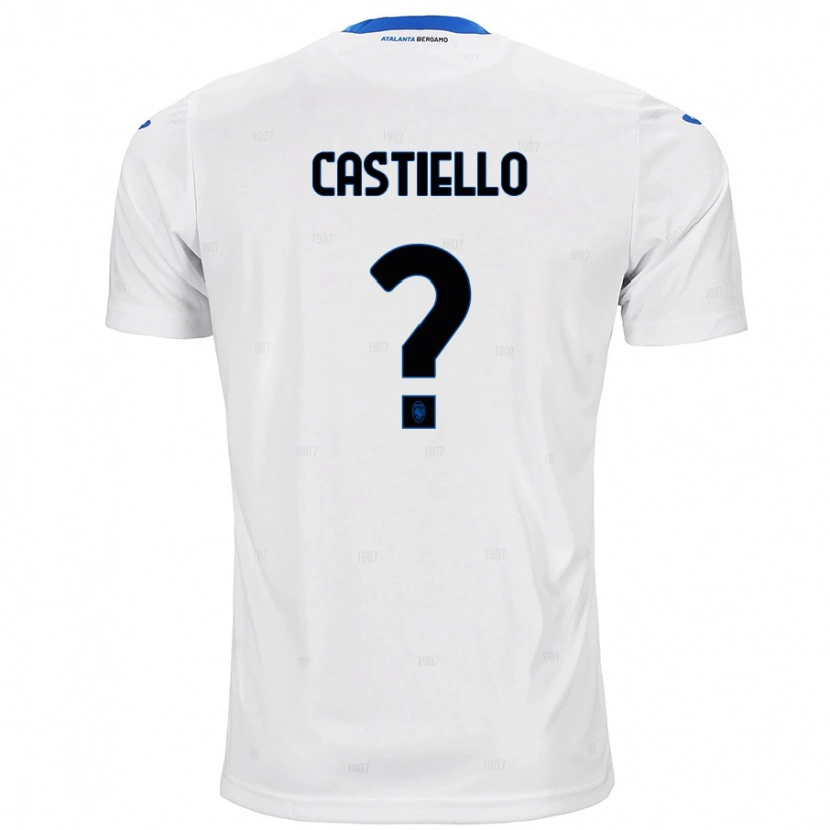 Danxen Męski Alex Castiello #0 Biały Wyjazdowa Koszulka 2024/25 Koszulki Klubowe