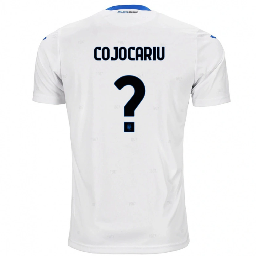 Danxen Męski Raul Cojocariu #0 Biały Wyjazdowa Koszulka 2024/25 Koszulki Klubowe