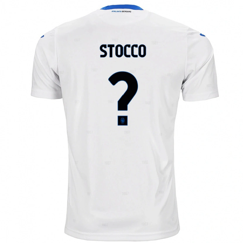Danxen Męski Pietro Stocco #0 Biały Wyjazdowa Koszulka 2024/25 Koszulki Klubowe