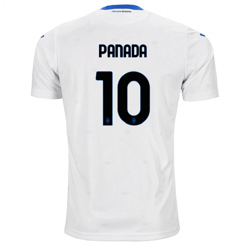 Danxen Męski Simone Panada #10 Biały Wyjazdowa Koszulka 2024/25 Koszulki Klubowe