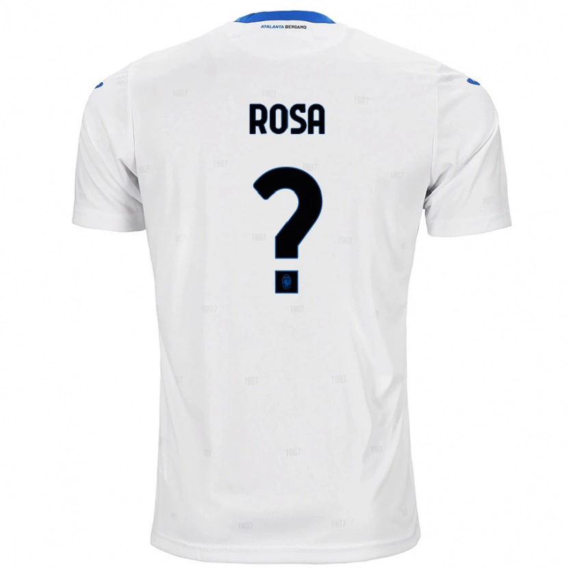 Danxen Męski Alessio Rosa #0 Biały Wyjazdowa Koszulka 2024/25 Koszulki Klubowe