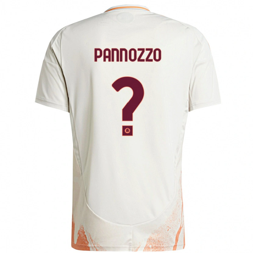 Danxen Męski Nicolò Pannozzo #0 Kremowy Biały Pomarańczowy Wyjazdowa Koszulka 2024/25 Koszulki Klubowe