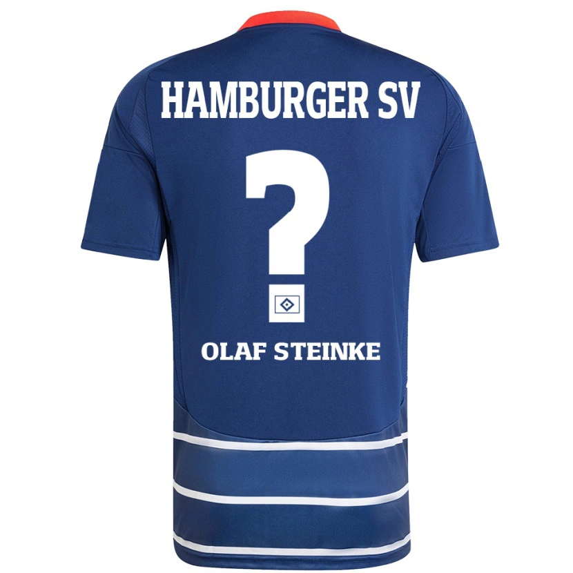 Danxen Męski Eric Olaf Steinke #0 Ciemnoniebieski Wyjazdowa Koszulka 2024/25 Koszulki Klubowe