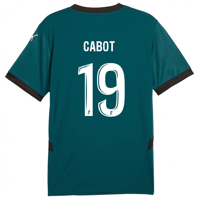 Danxen Męski Jimmy Cabot #19 Ciemnozielony Wyjazdowa Koszulka 2024/25 Koszulki Klubowe