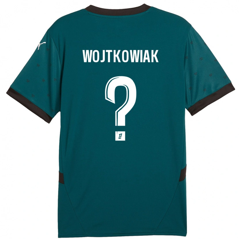 Danxen Męski Valentin Wojtkowiak #0 Ciemnozielony Wyjazdowa Koszulka 2024/25 Koszulki Klubowe