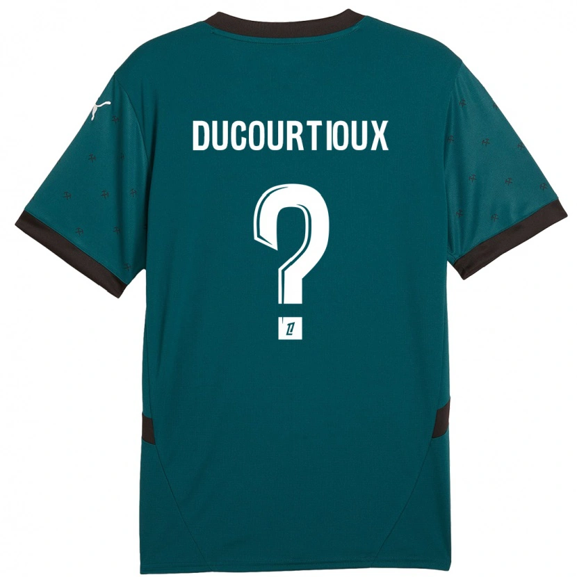 Danxen Męski Ilan Ducourtioux #0 Ciemnozielony Wyjazdowa Koszulka 2024/25 Koszulki Klubowe