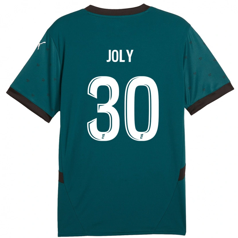 Danxen Męski Blandine Joly #30 Ciemnozielony Wyjazdowa Koszulka 2024/25 Koszulki Klubowe