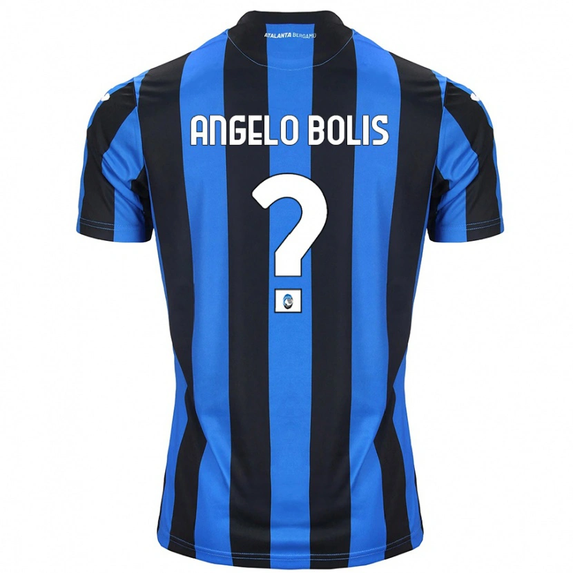 Danxen Kobiety Tommaso Angelo Bolis #0 Niebiesko-Czarny Domowa Koszulka 2024/25 Koszulki Klubowe