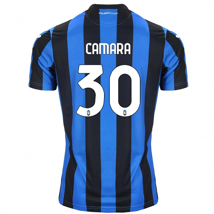 Danxen Kobiety Henry Camara #30 Niebiesko-Czarny Domowa Koszulka 2024/25 Koszulki Klubowe