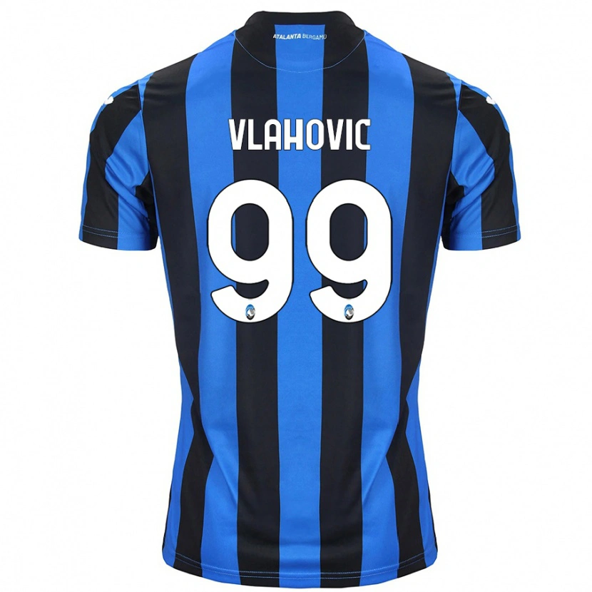 Danxen Kobiety Vanja Vlahovic #99 Niebiesko-Czarny Domowa Koszulka 2024/25 Koszulki Klubowe