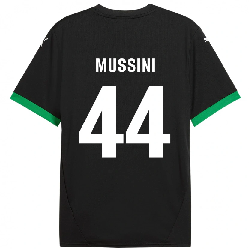 Danxen Kobiety Andrea Mussini #44 Czarny Ciemnozielony Domowa Koszulka 2024/25 Koszulki Klubowe