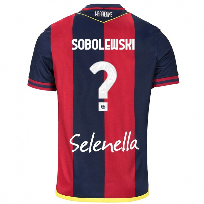 Danxen Kobiety Konrad Sobolewski #0 Czerwony Królewski Niebieski Domowa Koszulka 2024/25 Koszulki Klubowe