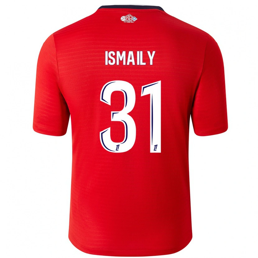 Danxen Kobiety Ismaily #31 Czerwony Biały Domowa Koszulka 2024/25 Koszulki Klubowe