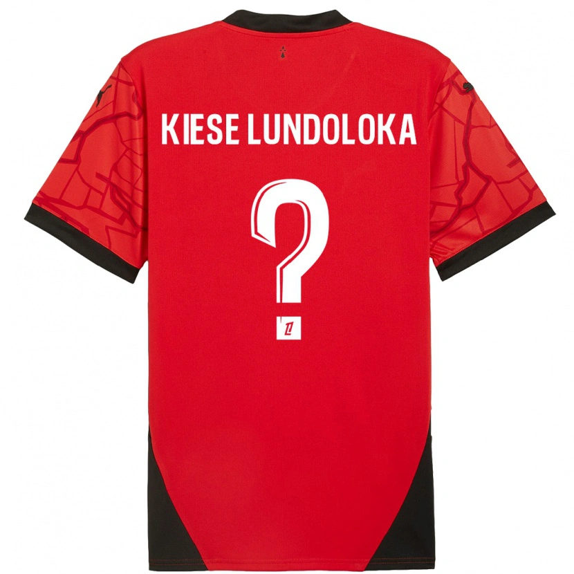 Danxen Kobiety Jeanslor Kiese Lundoloka #0 Czerwony Czarny Domowa Koszulka 2024/25 Koszulki Klubowe