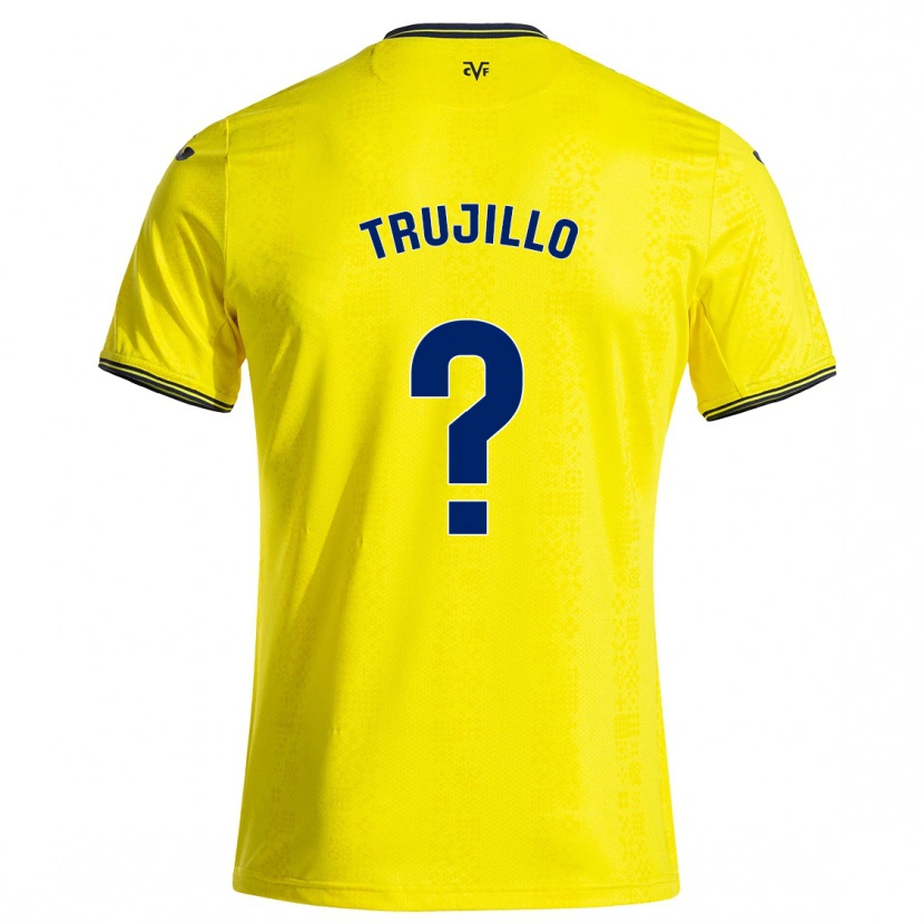 Danxen Kobiety Jairo Trujillo #0 Żółty Czarny Domowa Koszulka 2024/25 Koszulki Klubowe