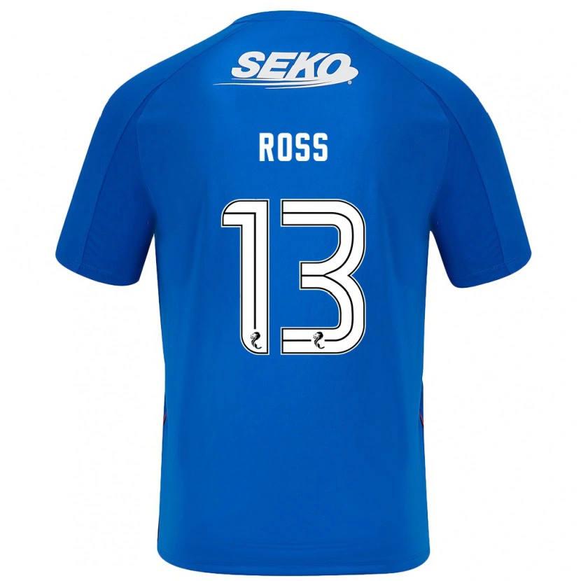 Danxen Kobiety Jane Ross #13 Ciemnoniebieski Domowa Koszulka 2024/25 Koszulki Klubowe