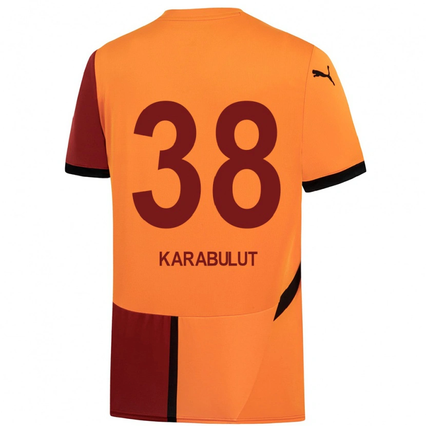 Danxen Kobiety Arzu Karabulut #38 Żółty Czerwony Domowa Koszulka 2024/25 Koszulki Klubowe