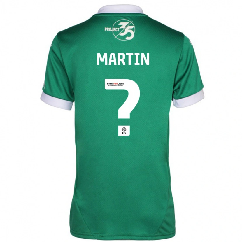 Danxen Kobiety Matthew Martin #0 Zielony Biały Domowa Koszulka 2024/25 Koszulki Klubowe