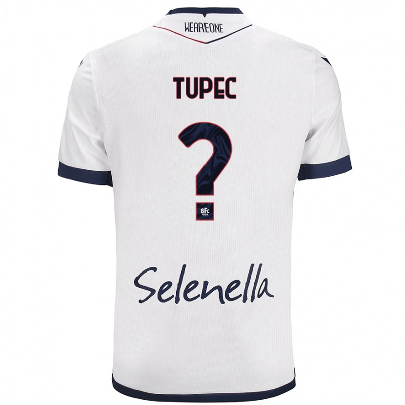 Danxen Kobiety Leos Tupec #0 Biały Królewski Niebieski Wyjazdowa Koszulka 2024/25 Koszulki Klubowe