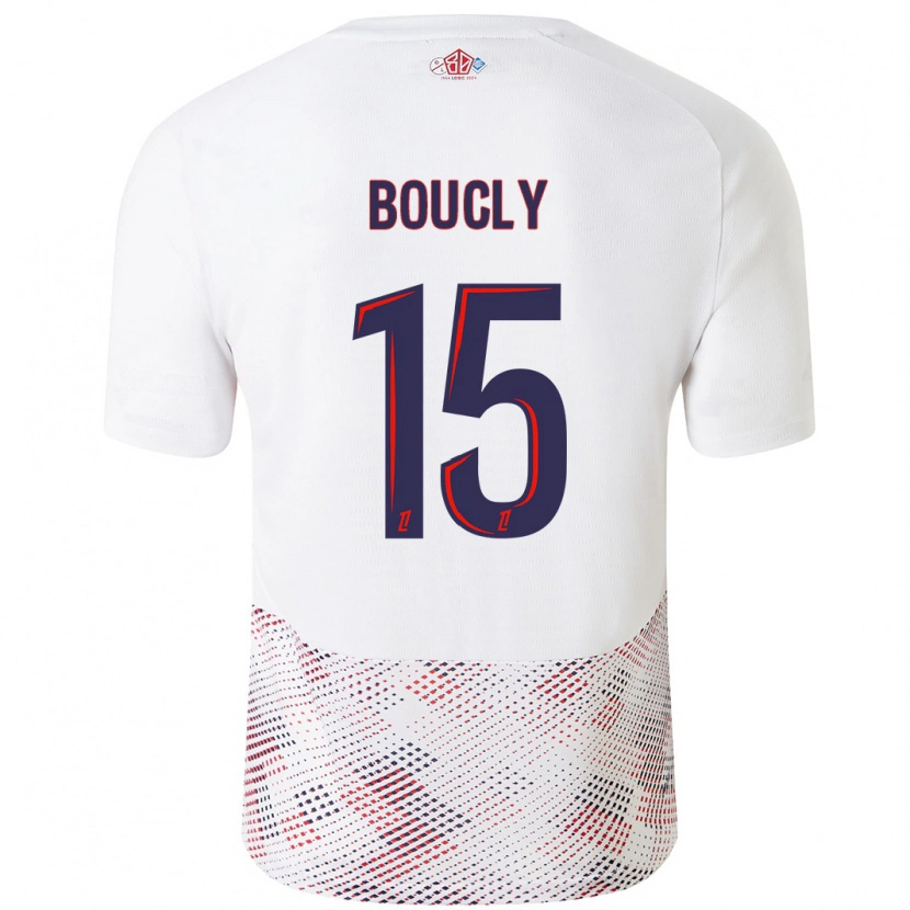 Danxen Kobiety Maite Boucly #15 Biały Królewski Niebieski Wyjazdowa Koszulka 2024/25 Koszulki Klubowe