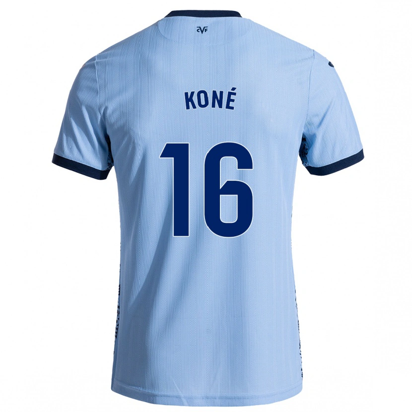 Danxen Kobiety Ayouba Koné #16 Błękit Nieba Wyjazdowa Koszulka 2024/25 Koszulki Klubowe