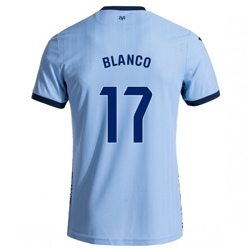 Danxen Kobiety Fabio Blanco #17 Błękit Nieba Wyjazdowa Koszulka 2024/25 Koszulki Klubowe