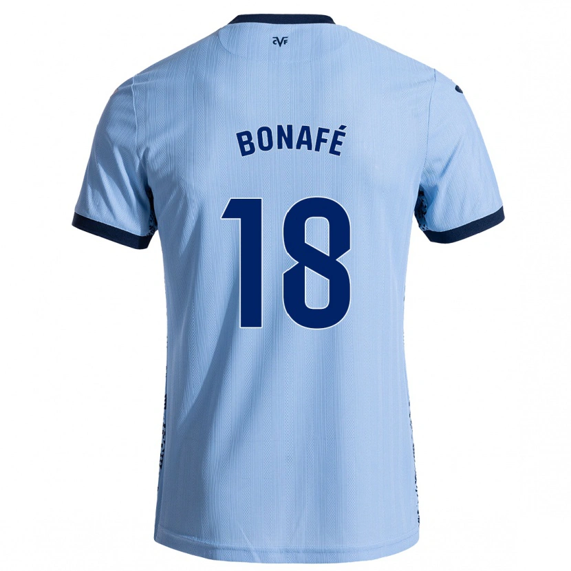 Danxen Kobiety César Bonafé #18 Błękit Nieba Wyjazdowa Koszulka 2024/25 Koszulki Klubowe
