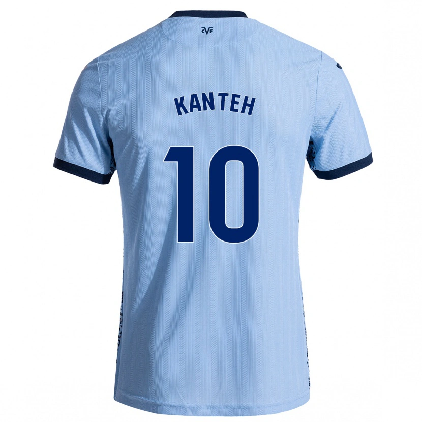 Danxen Kobiety Fatou Kanteh #10 Błękit Nieba Wyjazdowa Koszulka 2024/25 Koszulki Klubowe