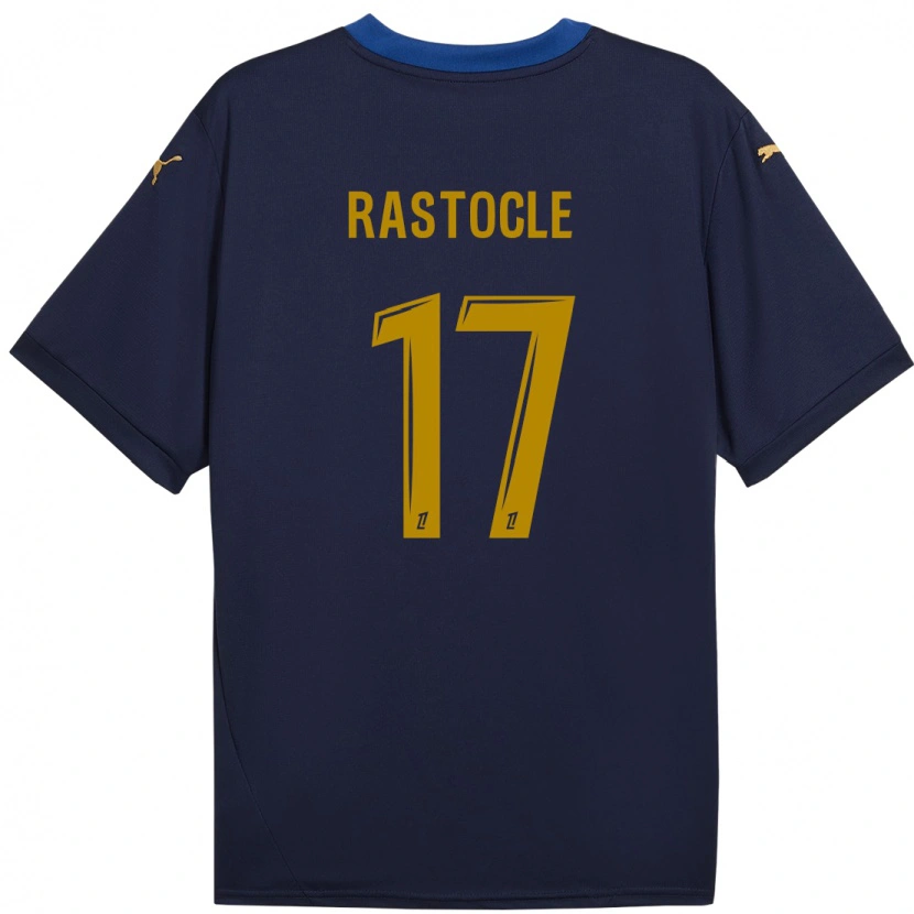 Danxen Kobiety Jade Rastocle #17 Granatowy Złoty Wyjazdowa Koszulka 2024/25 Koszulki Klubowe