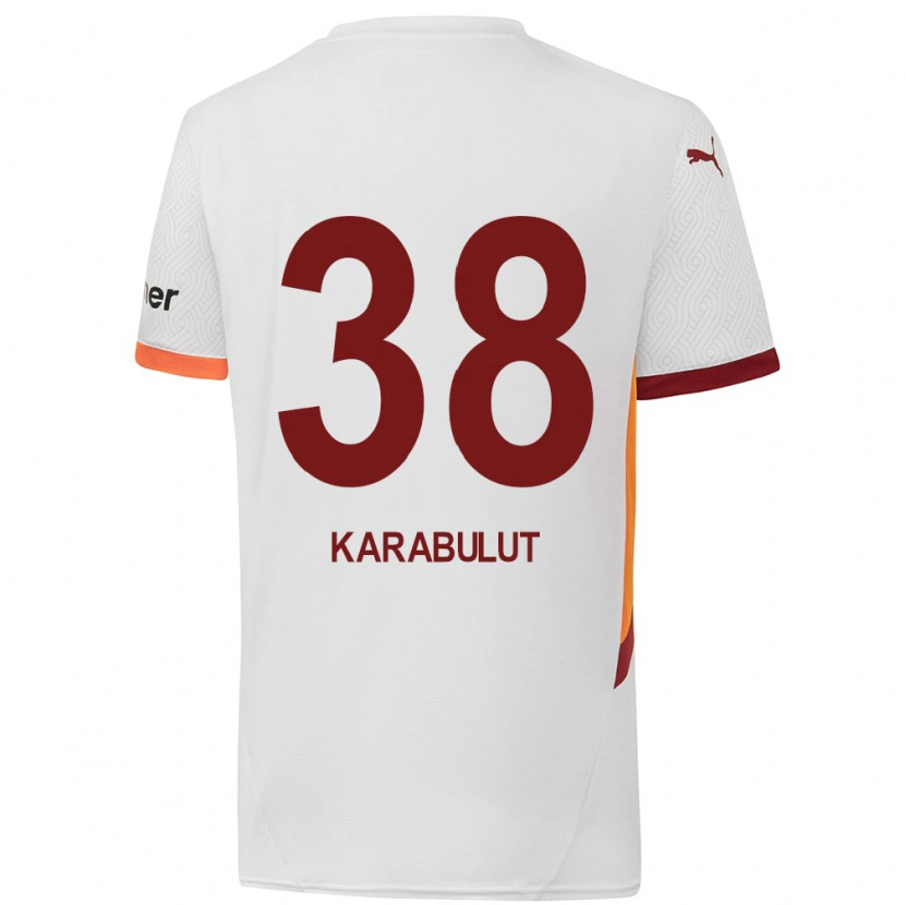 Danxen Kobiety Arzu Karabulut #38 Biały Żółty Czerwony Wyjazdowa Koszulka 2024/25 Koszulki Klubowe