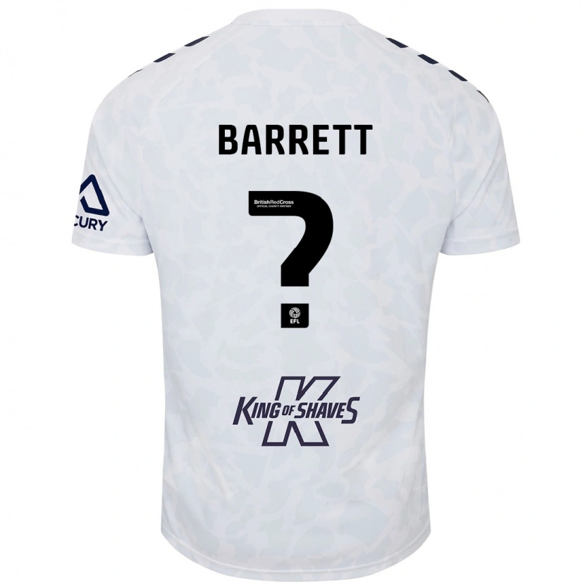 Danxen Kobiety Marlow Barrett #0 Biały Wyjazdowa Koszulka 2024/25 Koszulki Klubowe