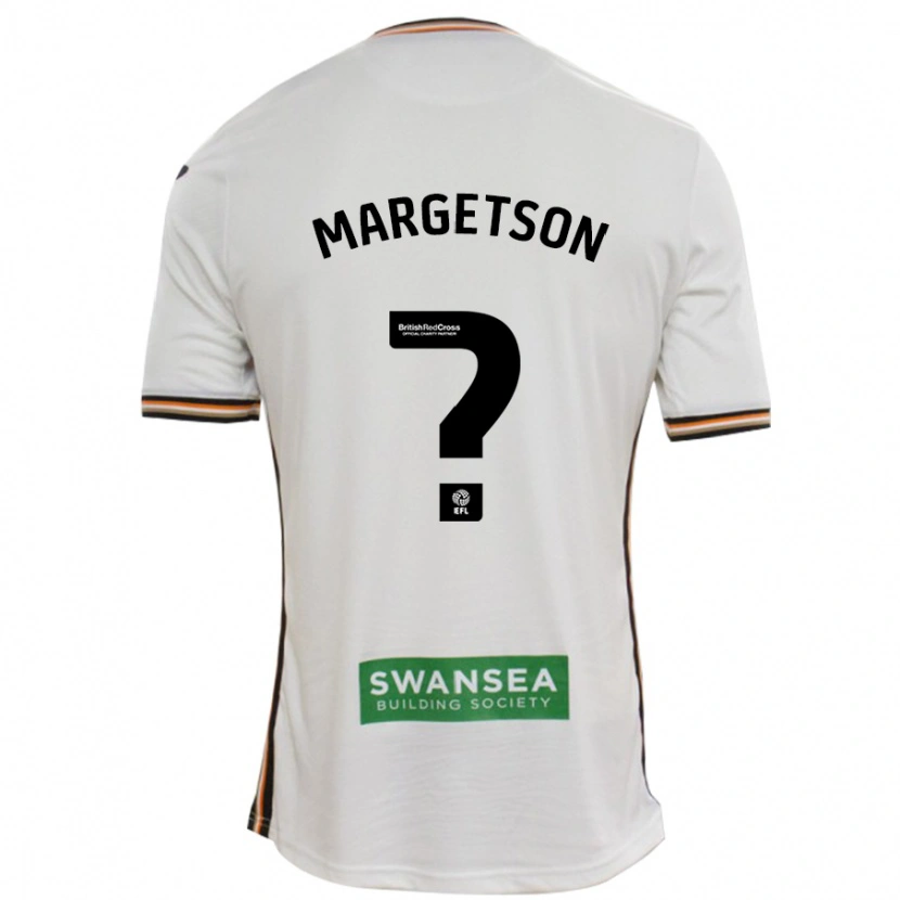 Danxen Dzieci Kit Margetson #0 Biały Domowa Koszulka 2024/25 Koszulki Klubowe