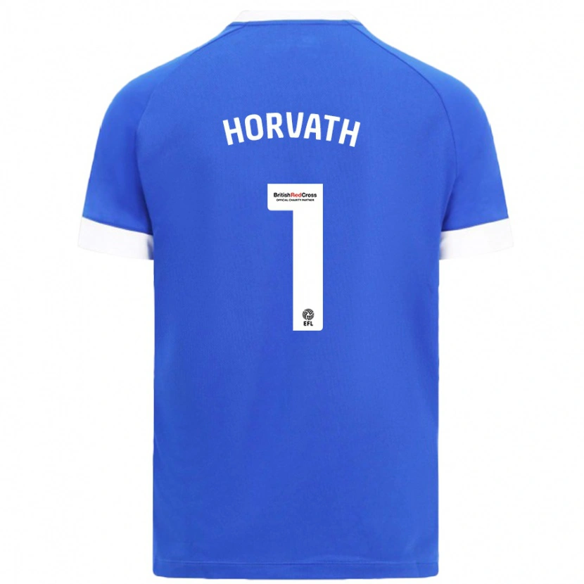 Danxen Dzieci Ethan Horvath #1 Błękitny Niebo Domowa Koszulka 2024/25 Koszulki Klubowe