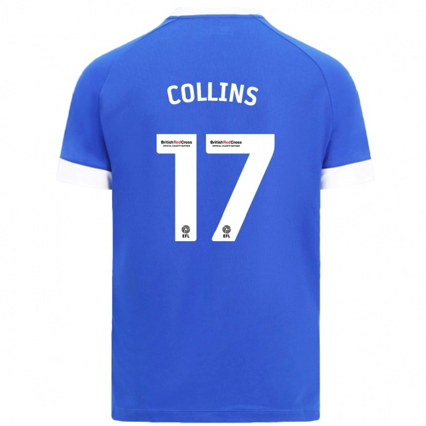 Danxen Dzieci Jamilu Collins #17 Błękitny Niebo Domowa Koszulka 2024/25 Koszulki Klubowe