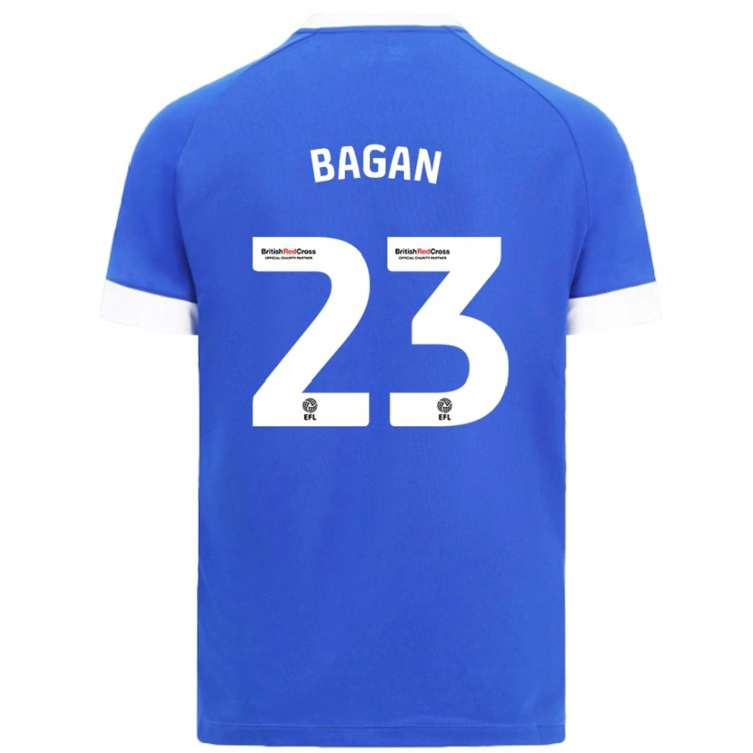 Danxen Dzieci Joel Bagan #23 Błękitny Niebo Domowa Koszulka 2024/25 Koszulki Klubowe