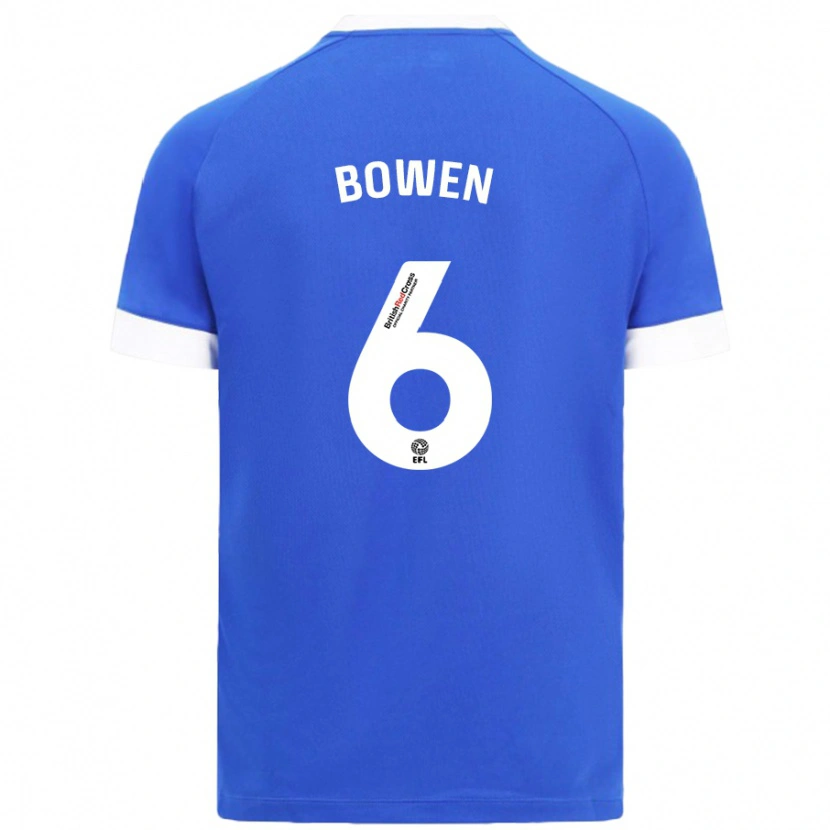 Danxen Dzieci Megan Bowen #6 Błękitny Niebo Domowa Koszulka 2024/25 Koszulki Klubowe