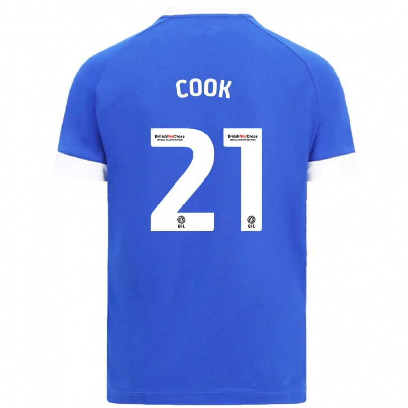 Danxen Dzieci Mikayla Cook #21 Błękitny Niebo Domowa Koszulka 2024/25 Koszulki Klubowe