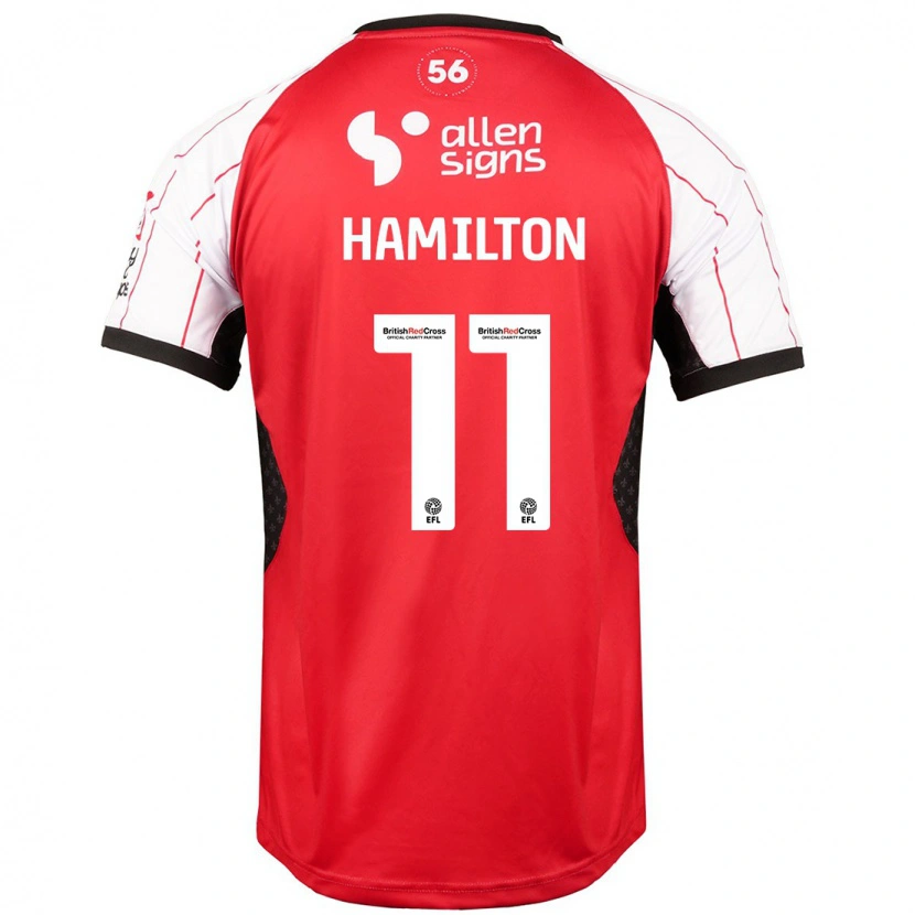 Danxen Dzieci Ethan Hamilton #11 Biały Domowa Koszulka 2024/25 Koszulki Klubowe
