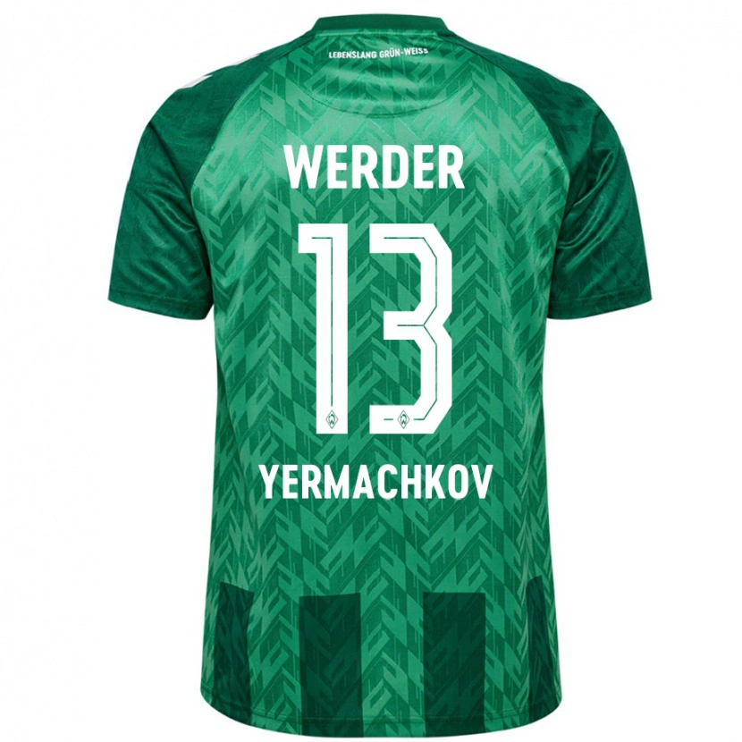 Danxen Dzieci Ivan Yermachkov #13 Zielony Domowa Koszulka 2024/25 Koszulki Klubowe