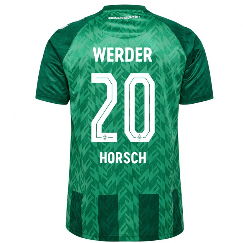 Danxen Dzieci Jonas Horsch #20 Zielony Domowa Koszulka 2024/25 Koszulki Klubowe