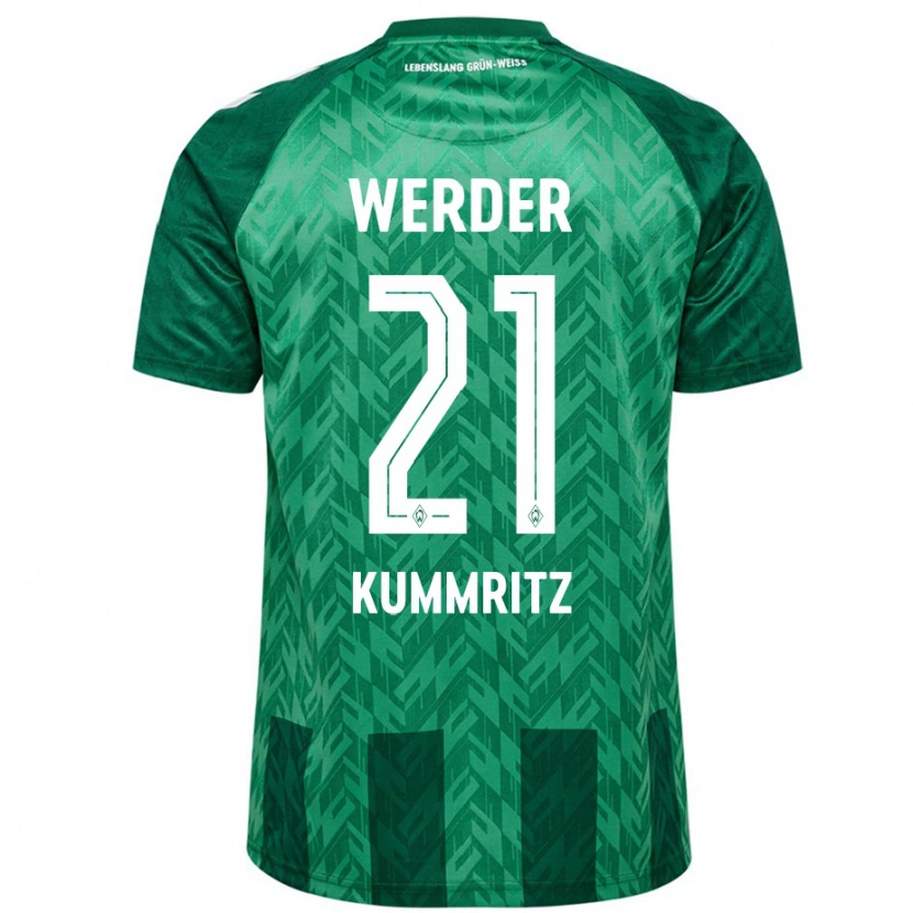 Danxen Dzieci Liam Kümmritz #21 Zielony Domowa Koszulka 2024/25 Koszulki Klubowe
